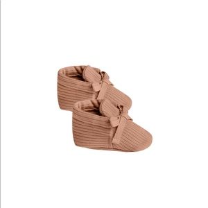 NWT Quincy Mae booties, terracotta